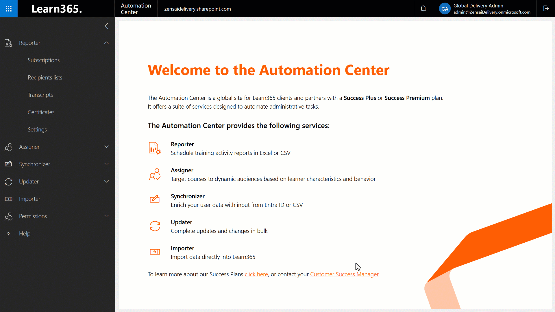 Creating a reporter certificate.gif